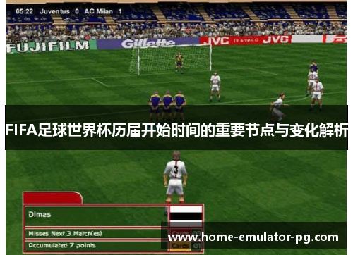 FIFA足球世界杯历届开始时间的重要节点与变化解析